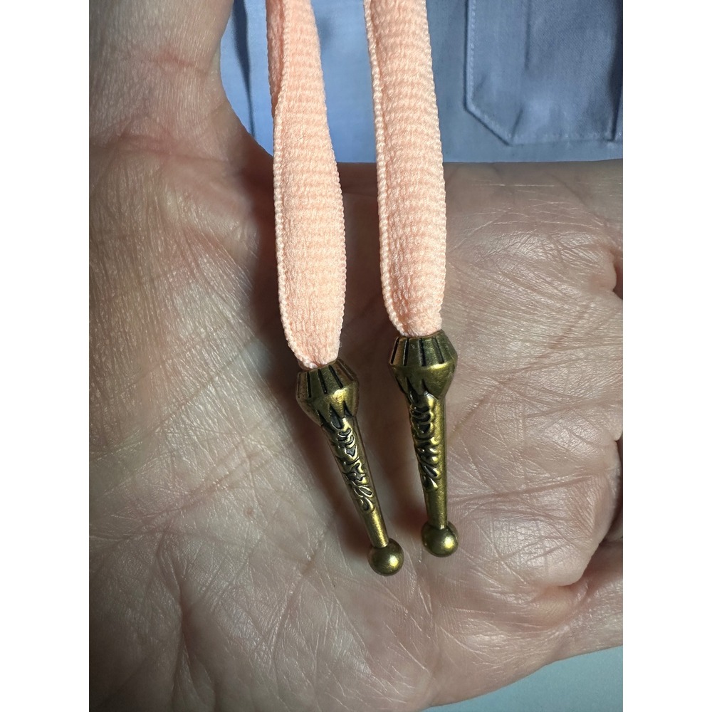 vintage upcycled coquette pastel lamb bolo tie lariat tie - Picture 4 of 4